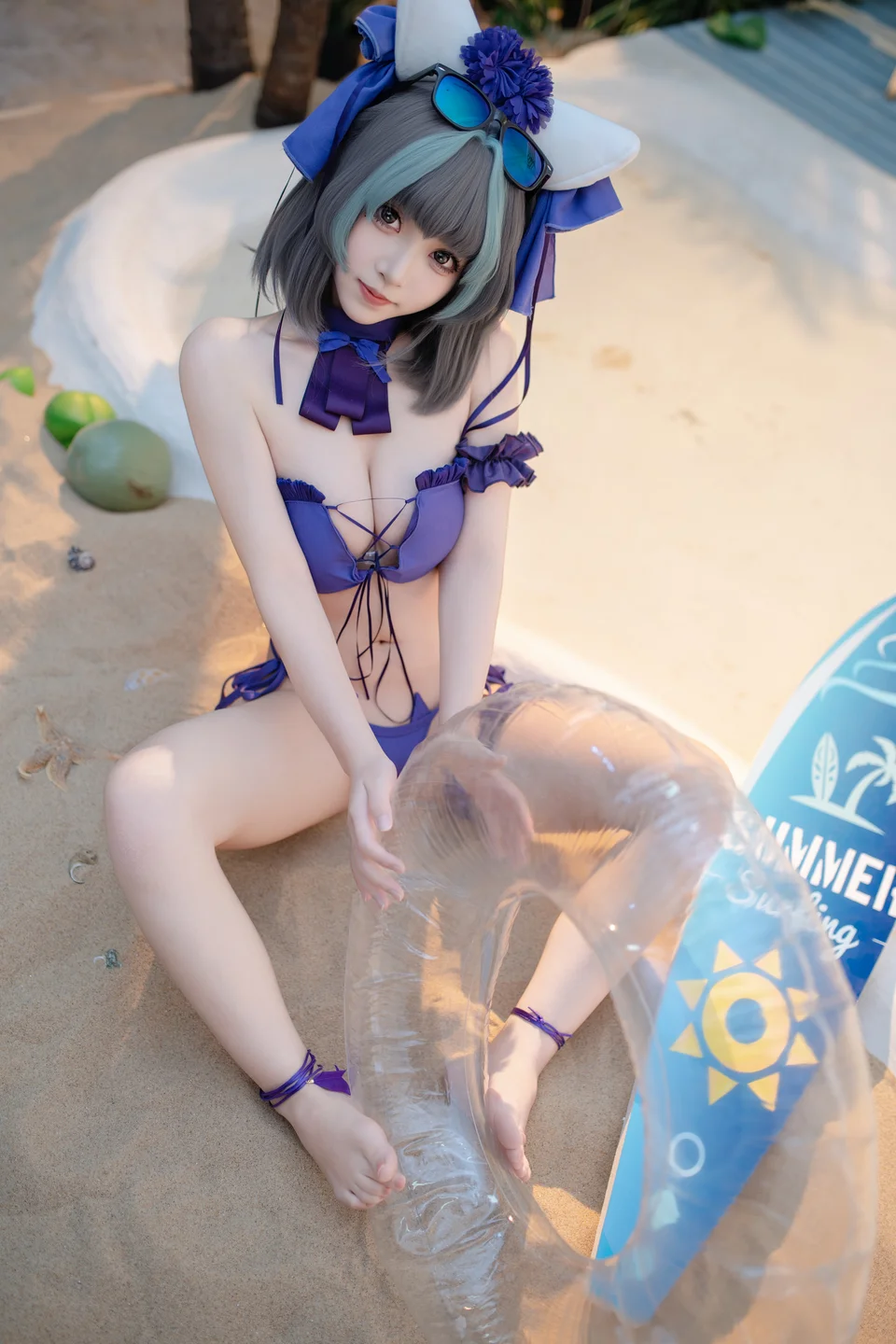 Bangni邦尼 - No.034 碧蓝航线 柴郡 泳装 [86P-855MB] tg@simisebaisi 【丝足阁】049.webp